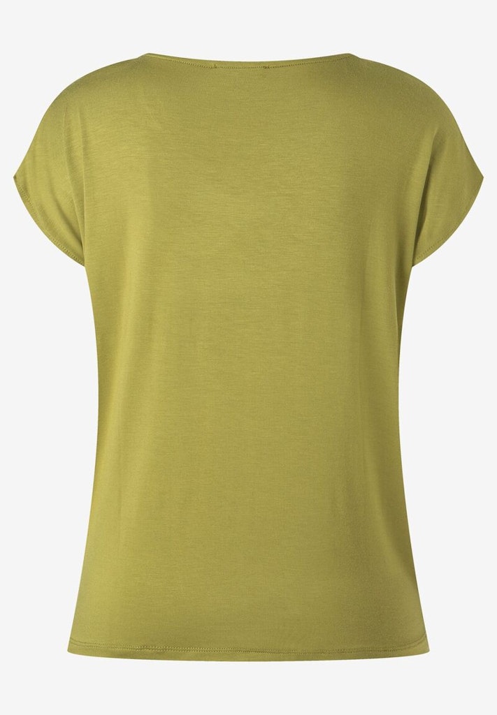 Shirt mit Satinfront soft moss green