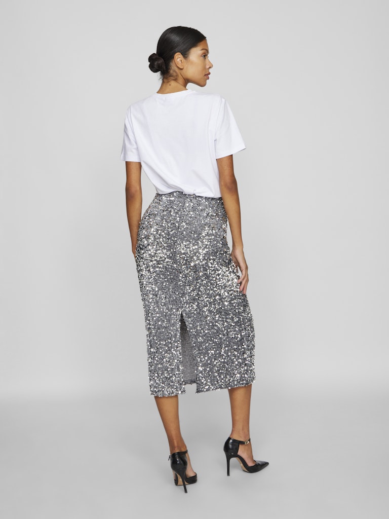 VIFAITH HW MIDI SEQUIN SKIRT/VOL