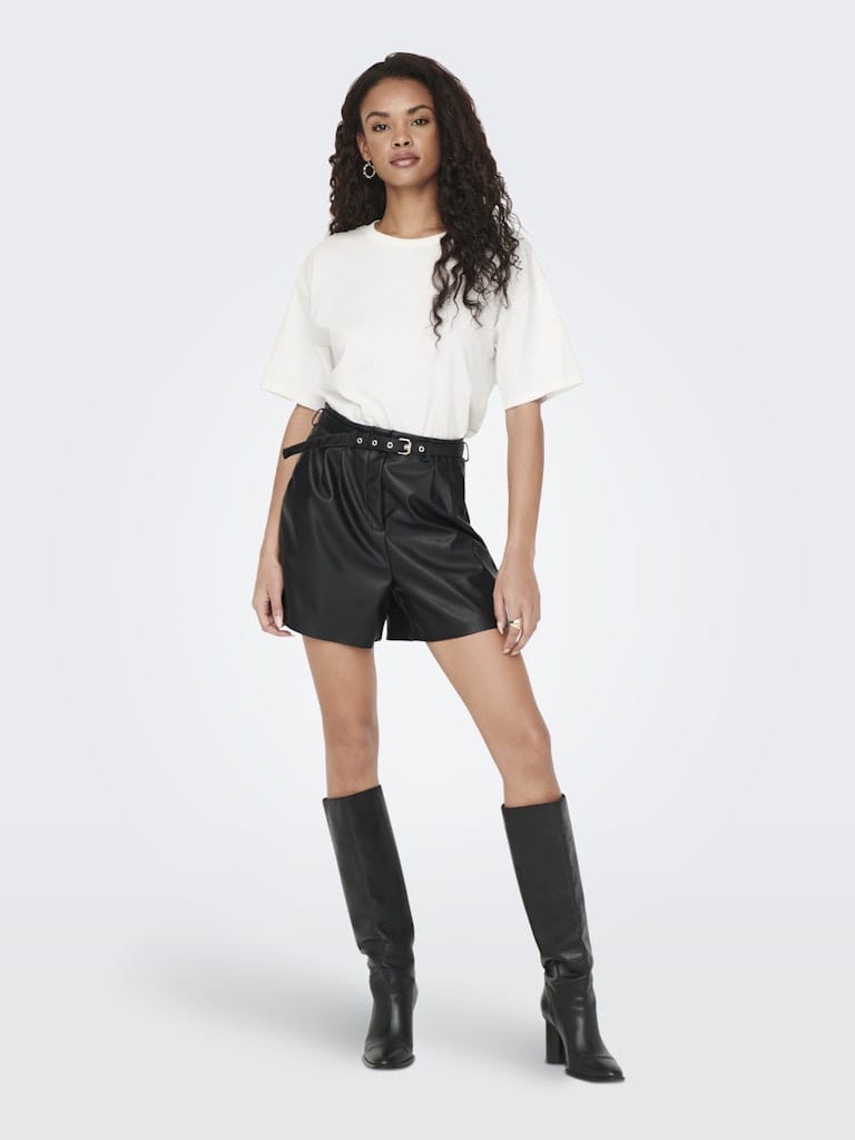 ONLHEIDI FAUX LEATHER SHORTS OTW NOOS