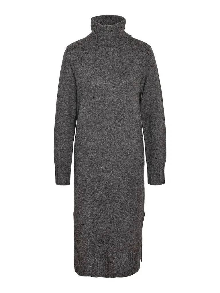 NMVIOLA L/S ROLLNECK KNIT DRESS FWD NOOS