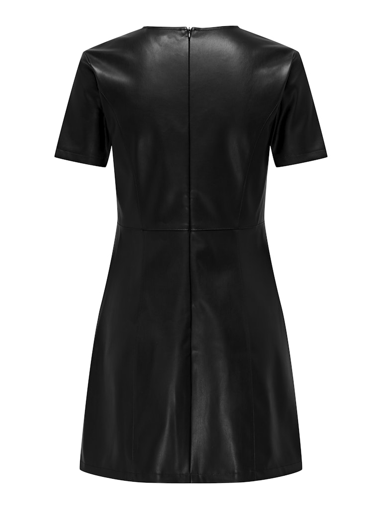 ONLHERO S/S FAUX LEATHER DRESS PNT