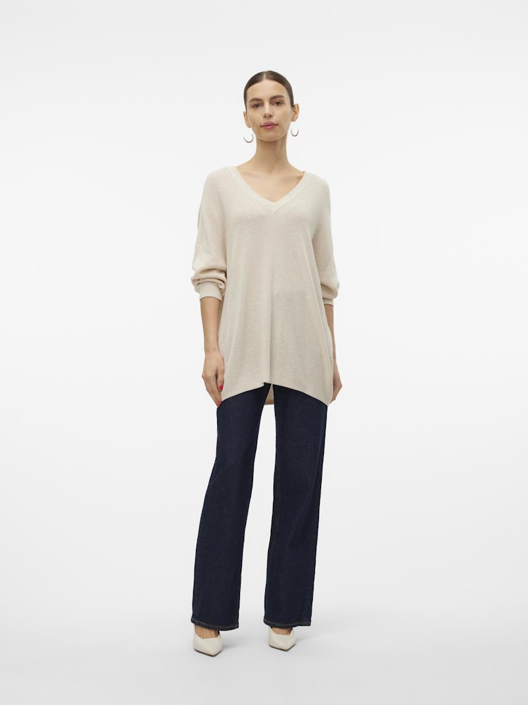 VMNEWLEXSUN 3/4 LOOSE V-NECK PULLOVER GA