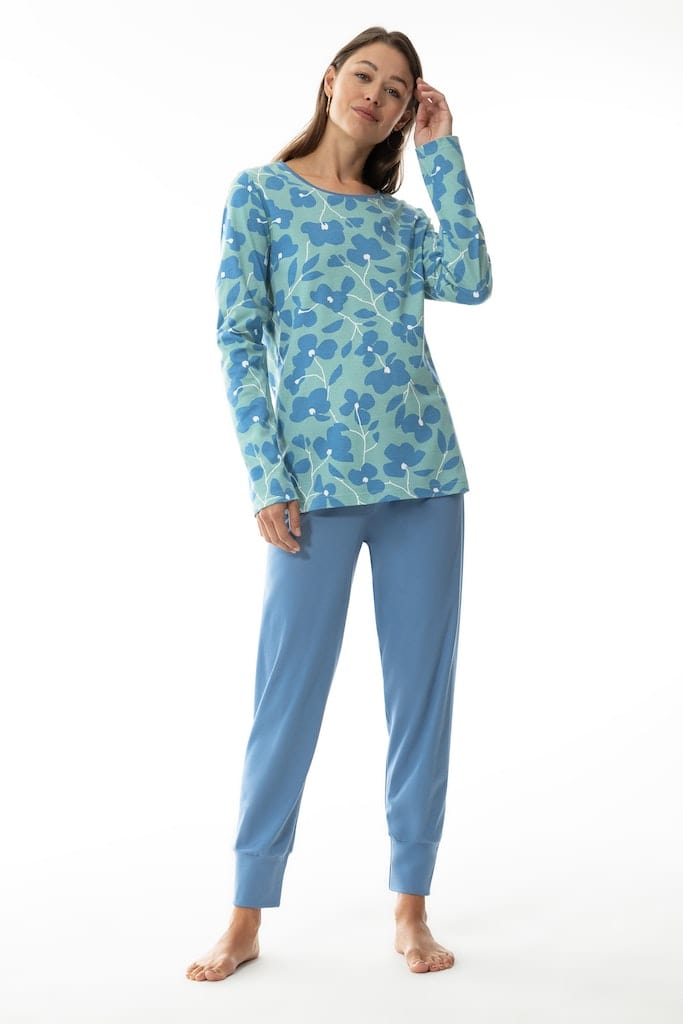 pyjama 7/8 length, long sleeve