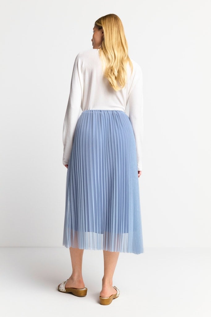 Tulle plissee skirt