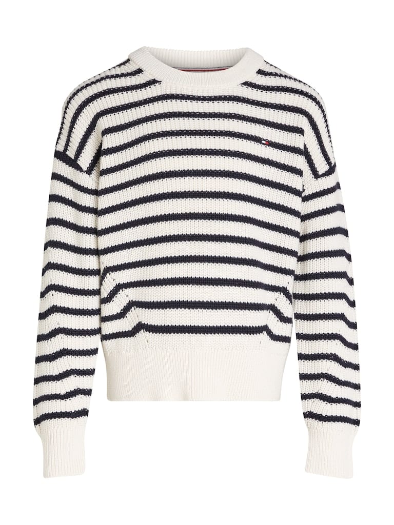 ESSENTIAL STRIPE SWEATER