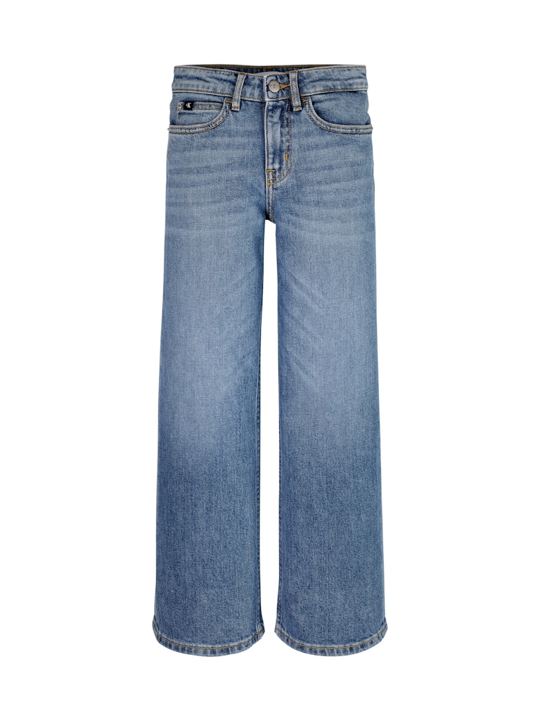 HR WIDE LEG AUTH BLUE DENIM