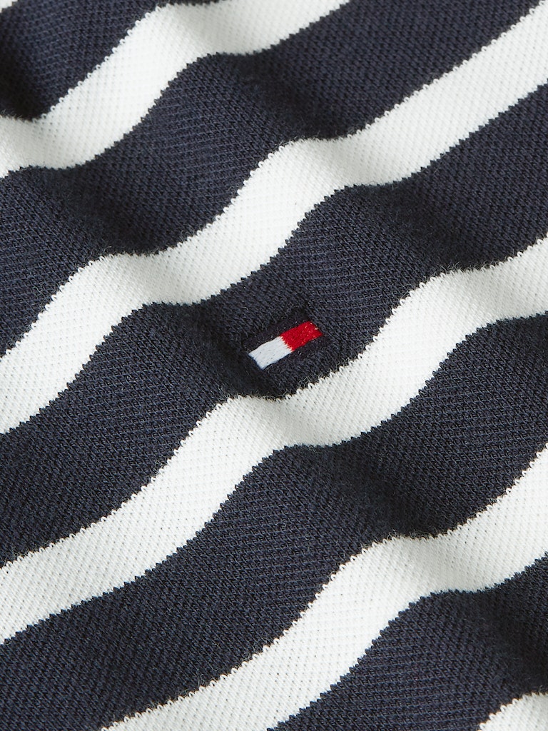 1985 REG PIQUE STRIPE POLO SS