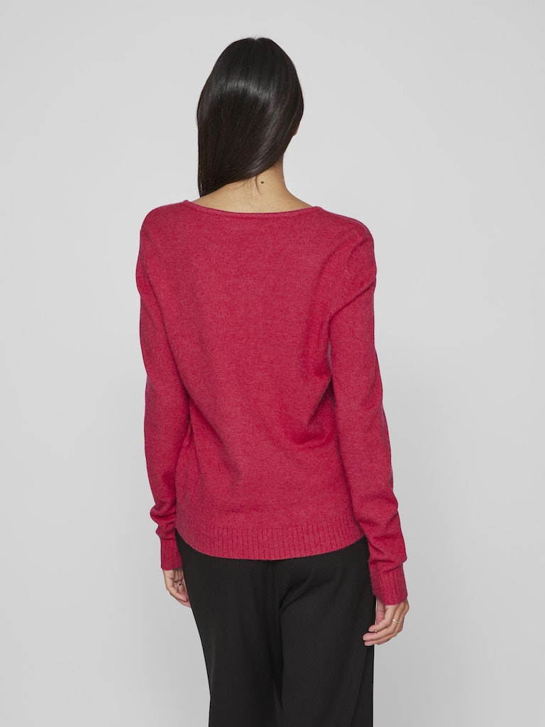 VIRIL V-NECK L/S KNIT TOP - NOOS