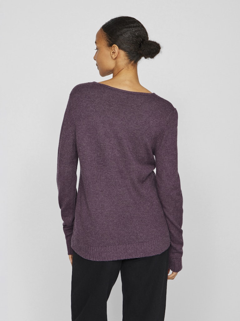 VIRIL V-NECK L/S KNIT TOP - NOOS