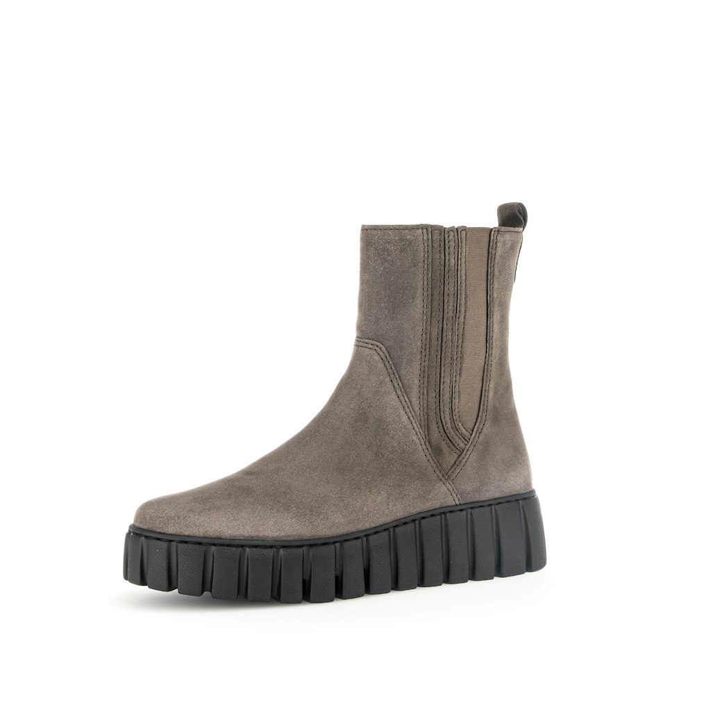 Chelsea Boots Glattleder schwarz