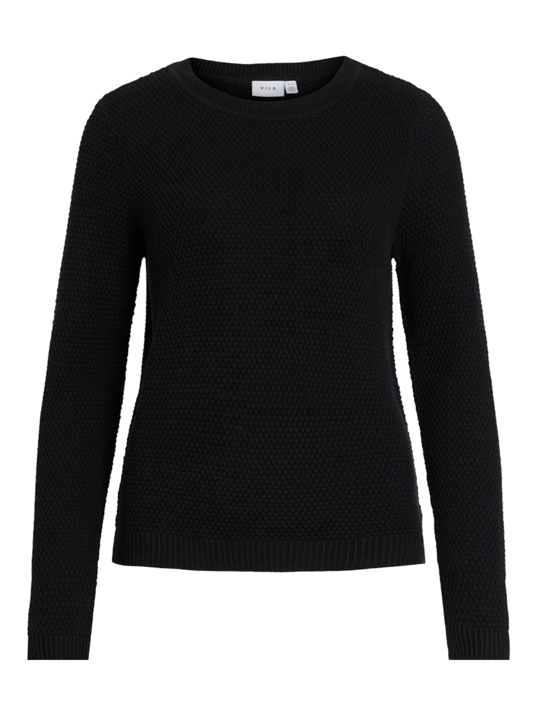 VIDALO O-NECK L/S KNIT TOP- NOOS