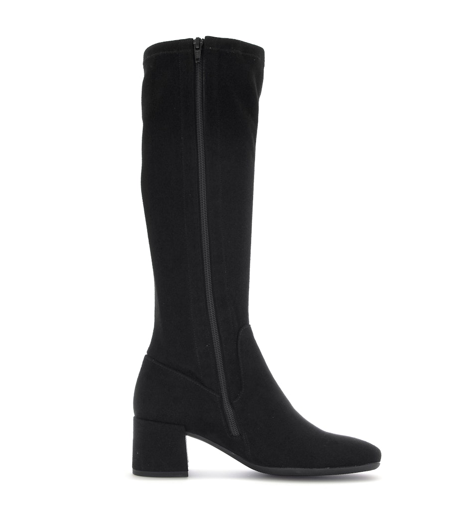 elegante Stiefel Lederimitat grün