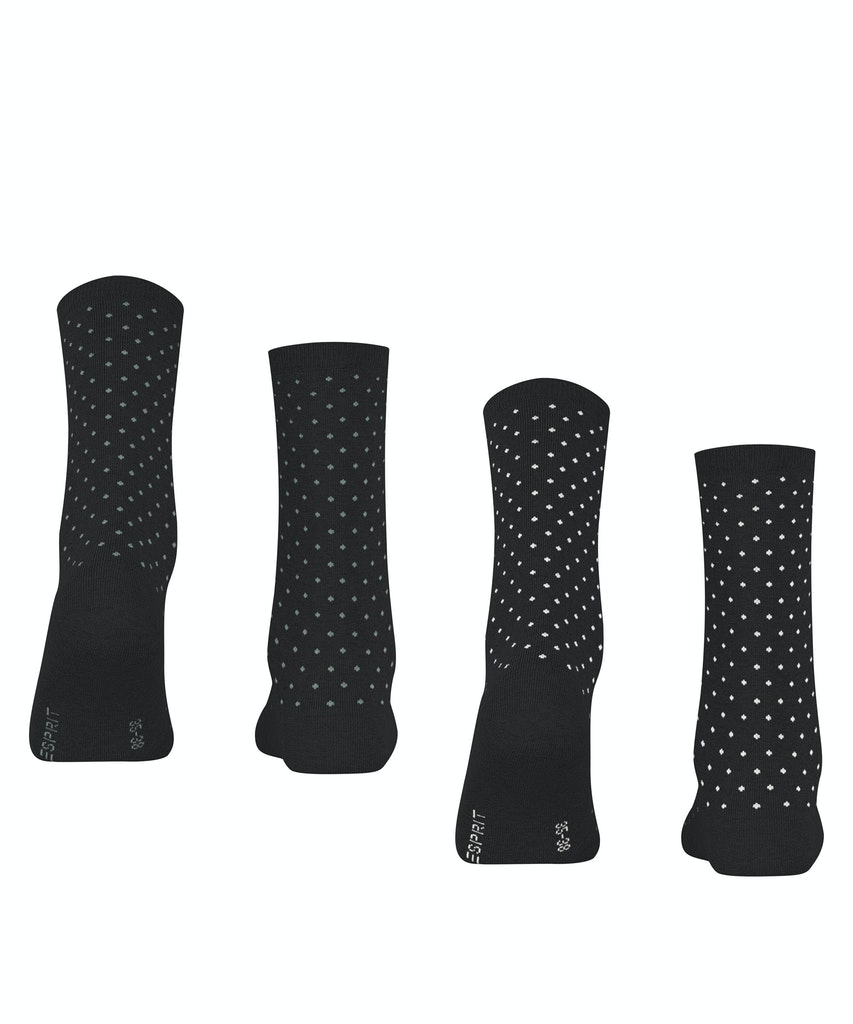 Esprit Fine Dot 2-Pack Damen Socken