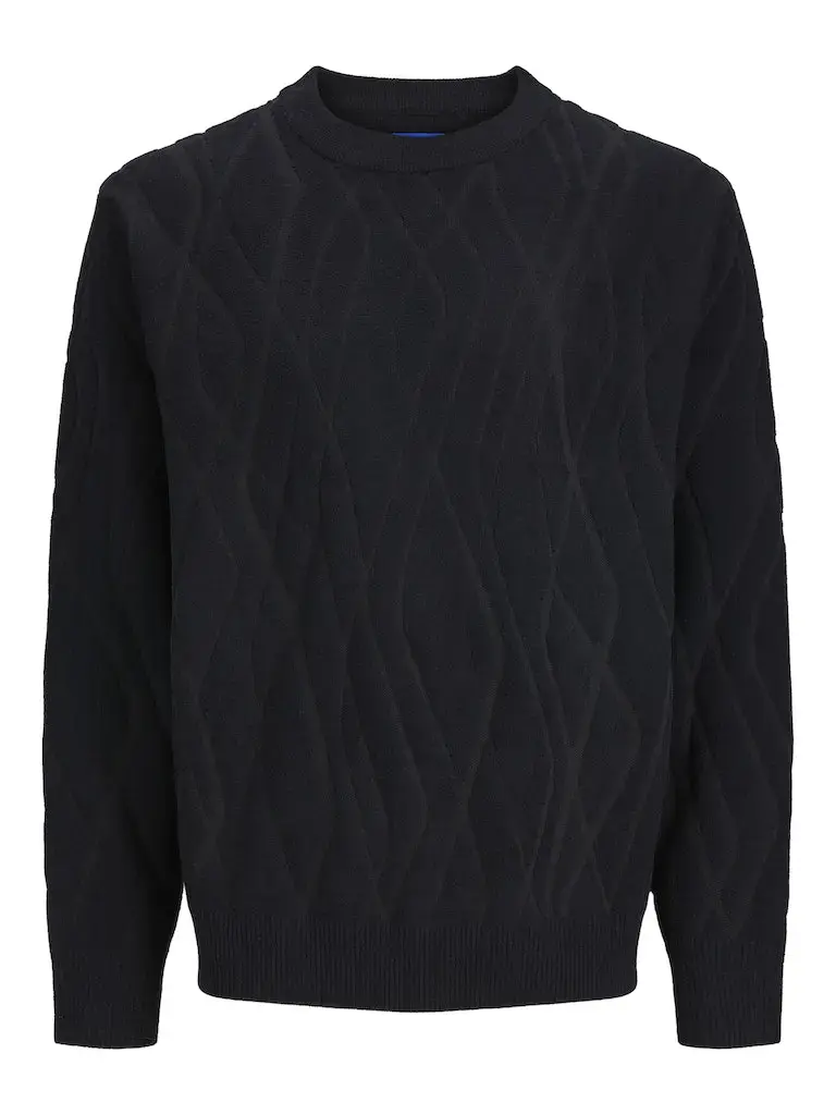 JORBOWEN KNIT CREW NECK BLK