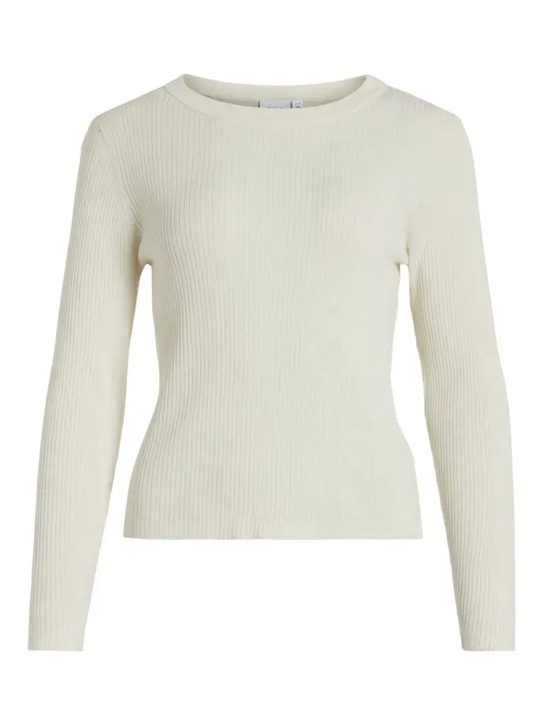 VIABELLA RIB L/S KNIT TOP - NOOS