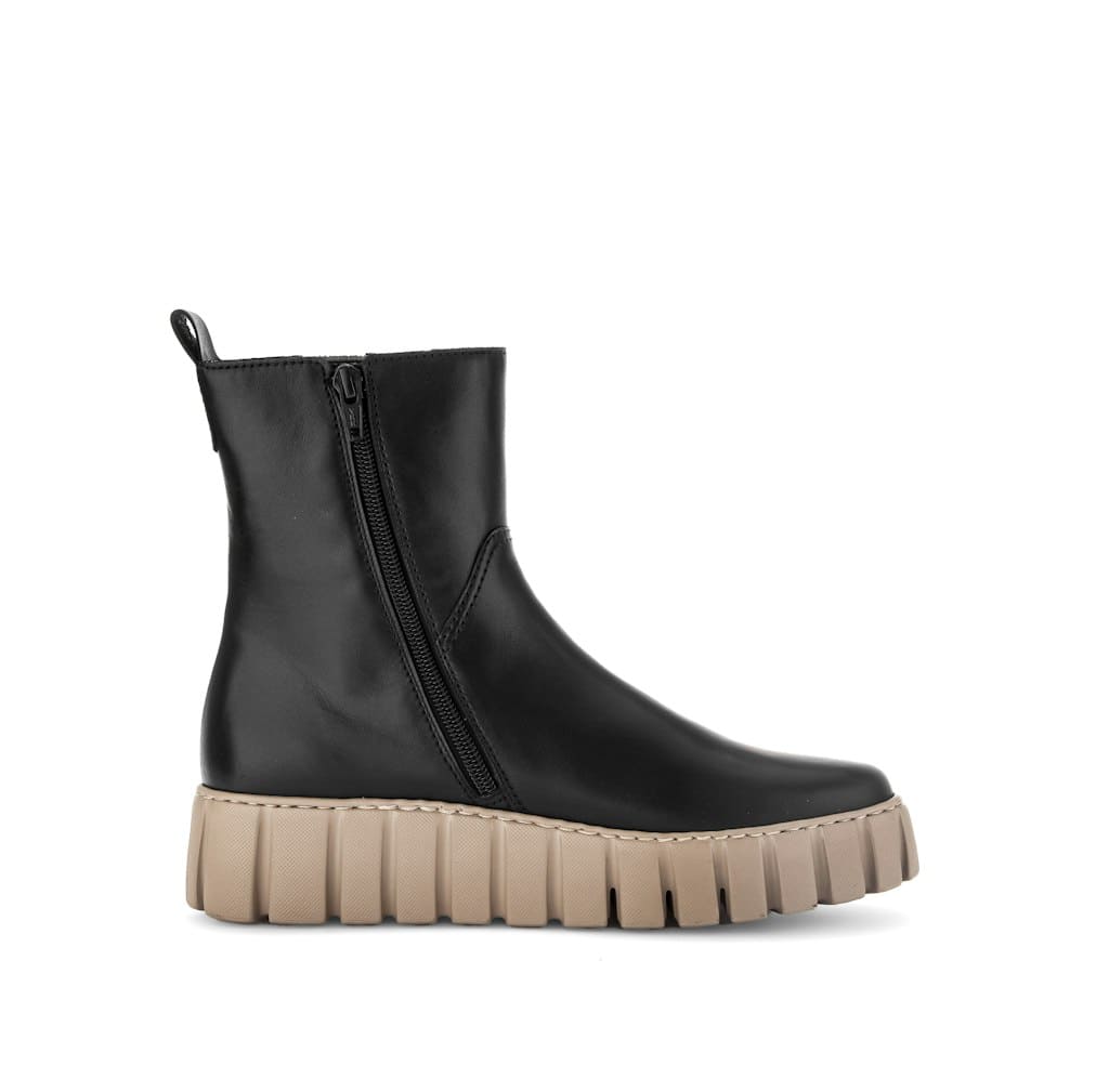 Chelsea Boots Glattleder schwarz