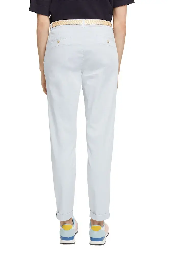 Cropped Chino aus Bio-Baumwolle