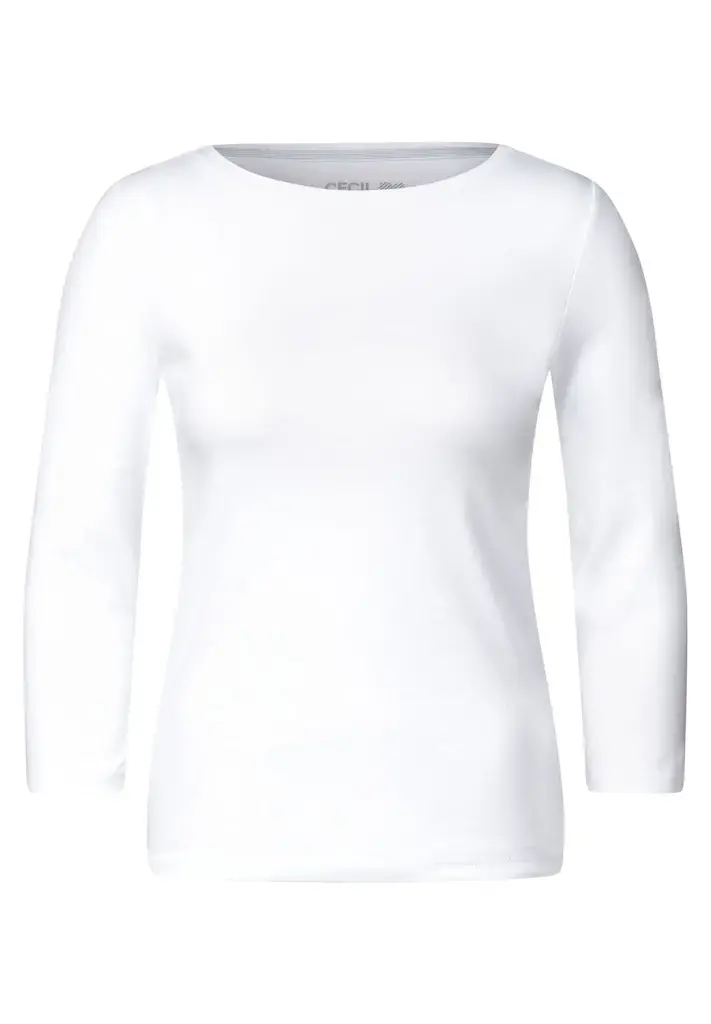Basic Shirt in | Unifarbe | White M
