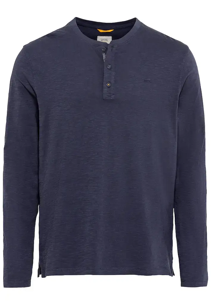 Henleyshirt aus nachhaltigem Organic Cotton