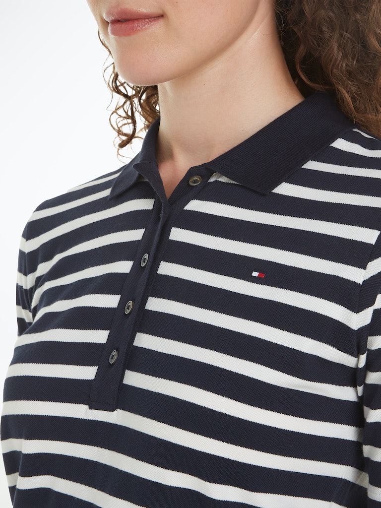 1985 REG PIQUE STRIPE POLO SS