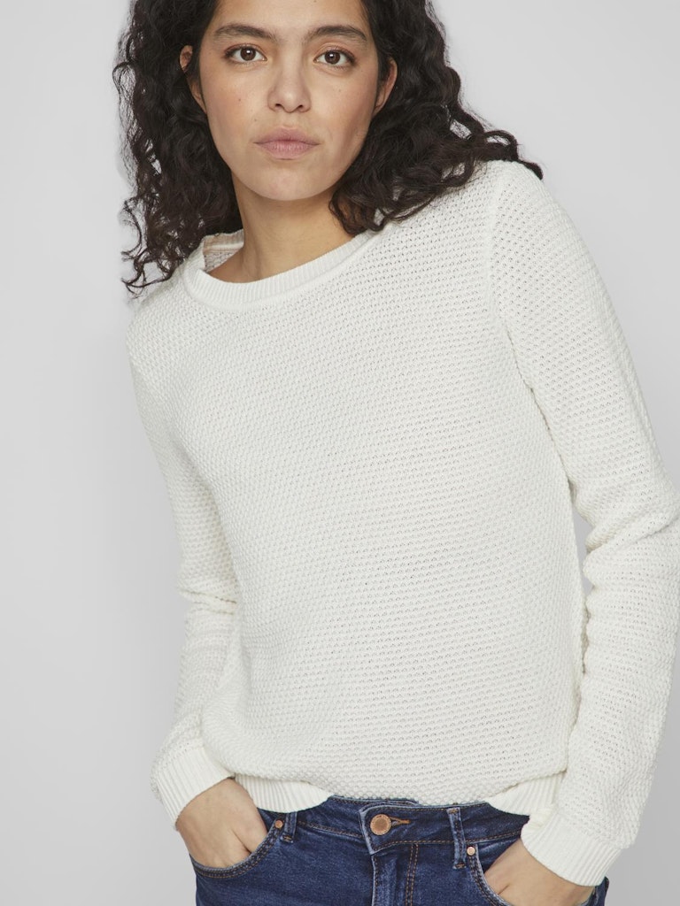 VIDALO O-NECK L/S KNIT TOP- NOOS