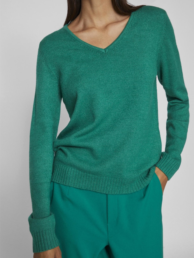 VIRIL V-NECK L/S KNIT TOP - NOOS