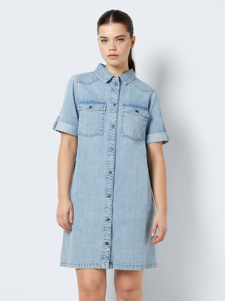 NMNEW SIGNE S/S DENIM DRESS VI003LB NOOS