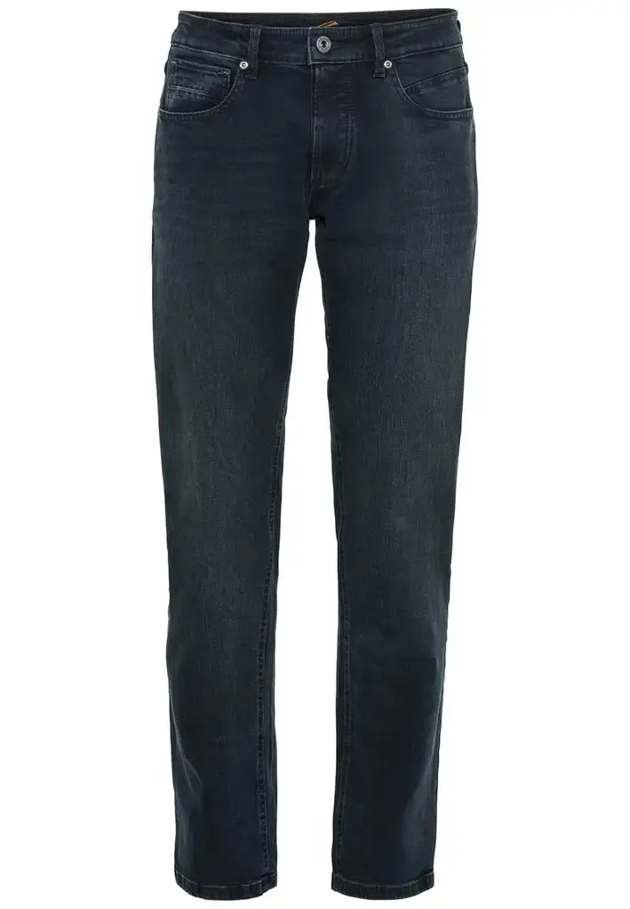 Relaxed Fit 5-Pocket Jeans mit leichten Used-Effekten