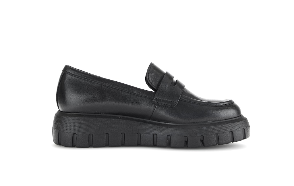 Loafer Lackleder schwarz