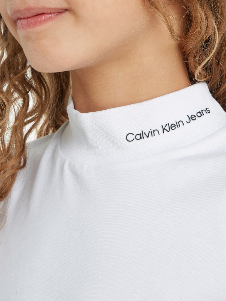 CKJ LOGO MOCKNECK TANK TOP