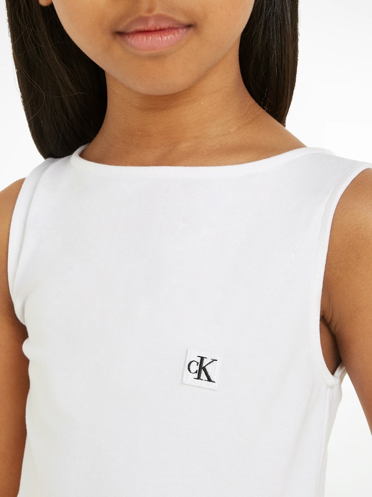 CK BADGE LOGO TANK TOP