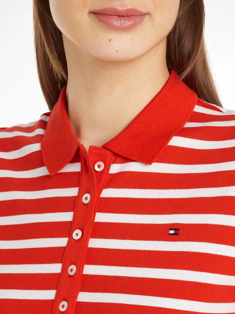 1985 REG PIQUE STRIPE POLO SS