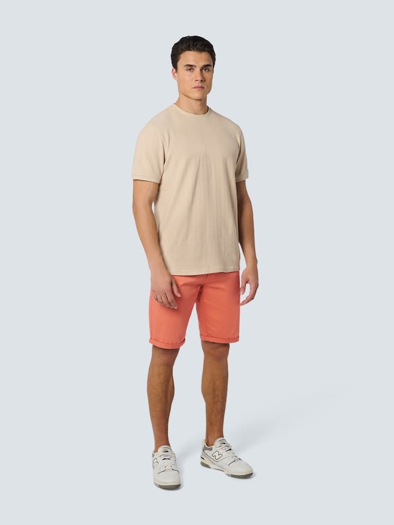 Short Chino Garment Dyed Twill Stretch