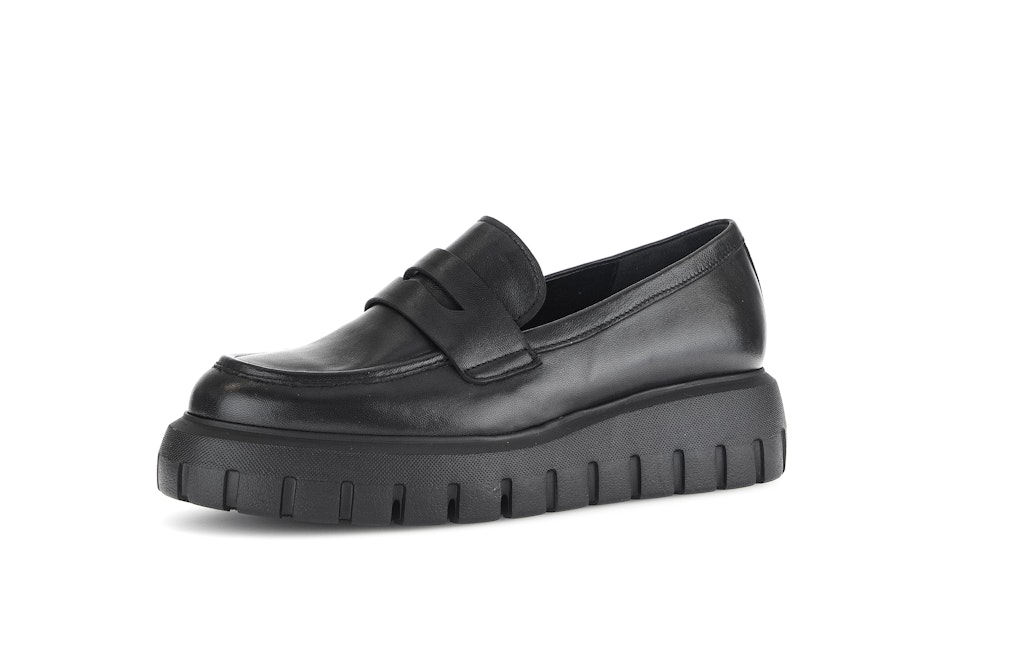 Loafer Lackleder schwarz