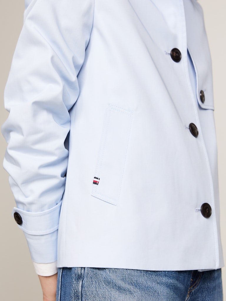 COTTON SB SHORT TRENCH