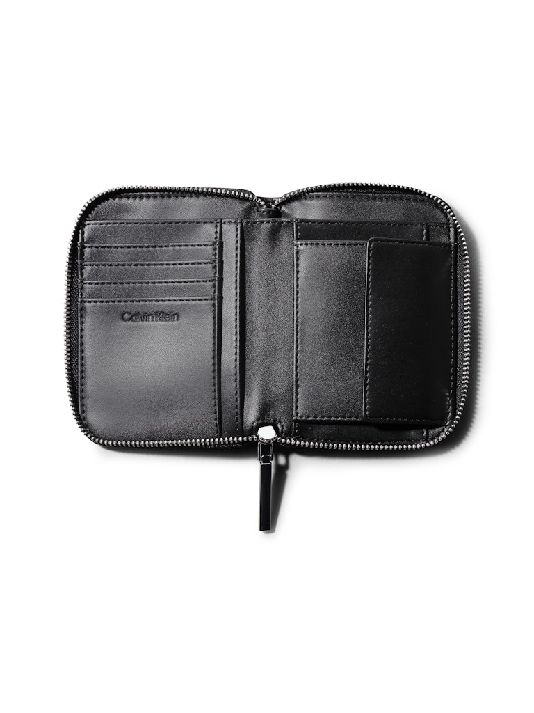 EMBOSSED LOGO ZIP MD WALLET