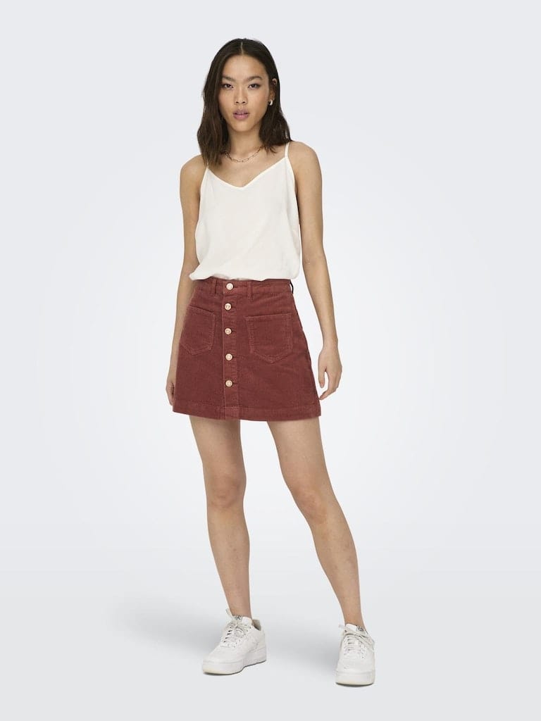 ONLAMAZING GLOBAL HW CORD SKIRT PNT NOOS