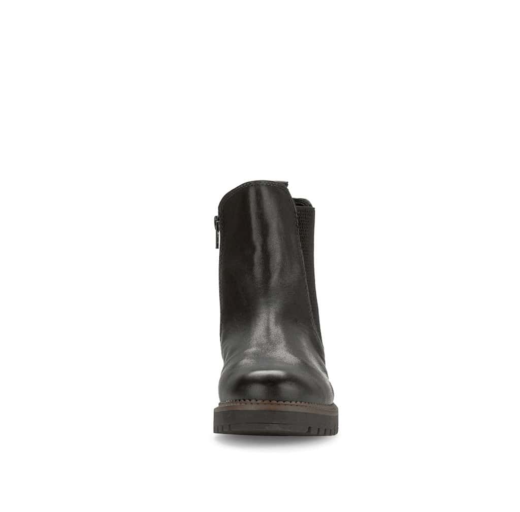 Chelsea Boots Glattleder schwarz