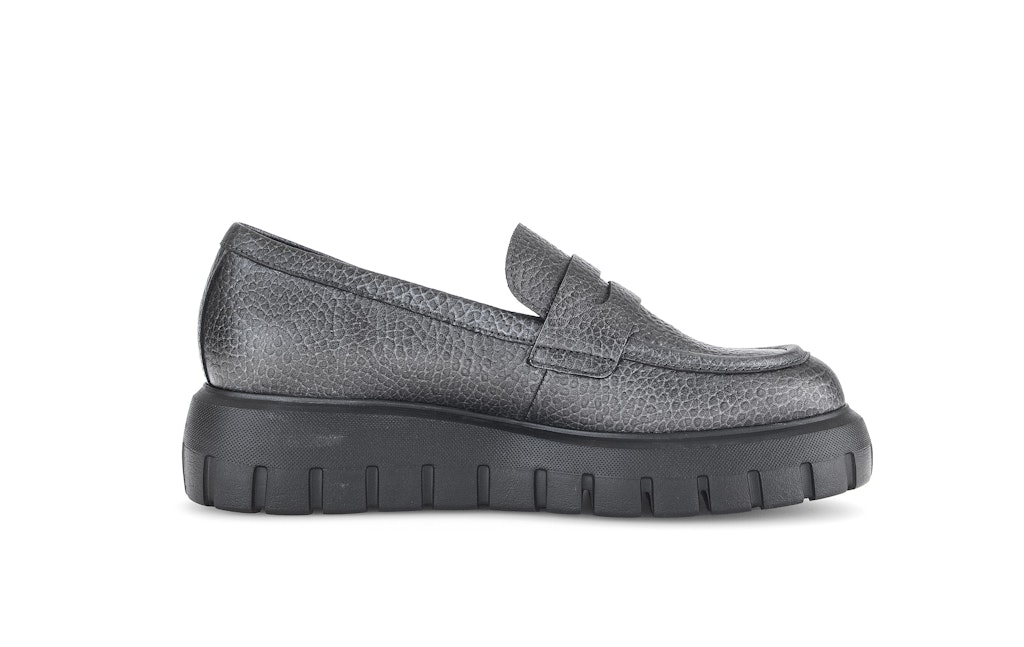 Loafer Lackleder schwarz