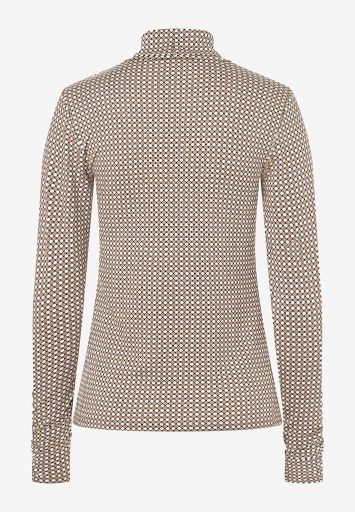 Rollkragenshirt Minimal-Print Herbst-Kollektion