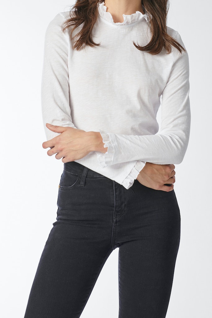 Organic Slub Frill Longsleeve