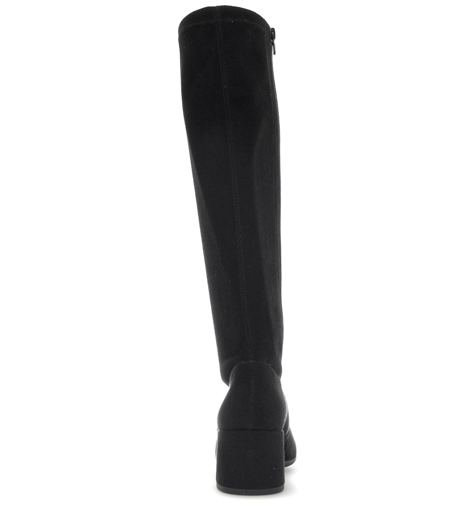 elegante Stiefel Lederimitat grün