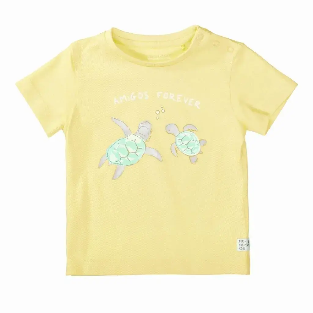 T-Shirt mit kleinem Schildkröten-Print