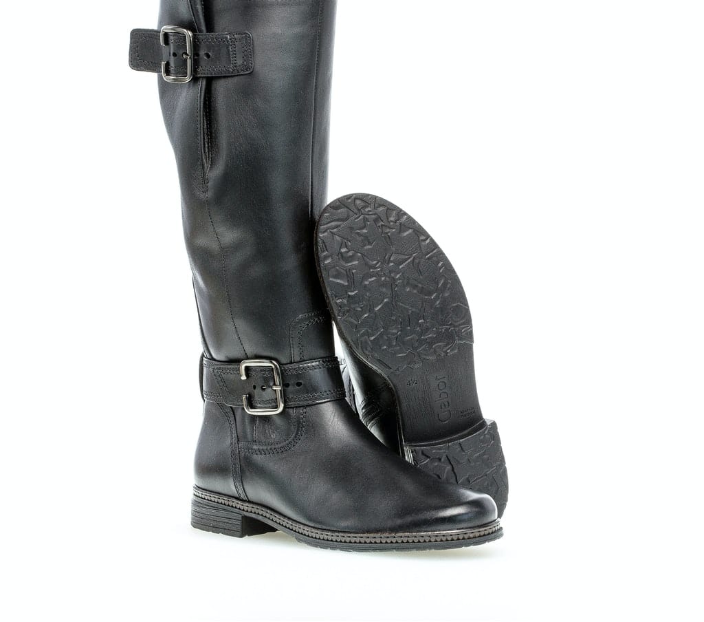 elegante Stiefel Rauleder braun