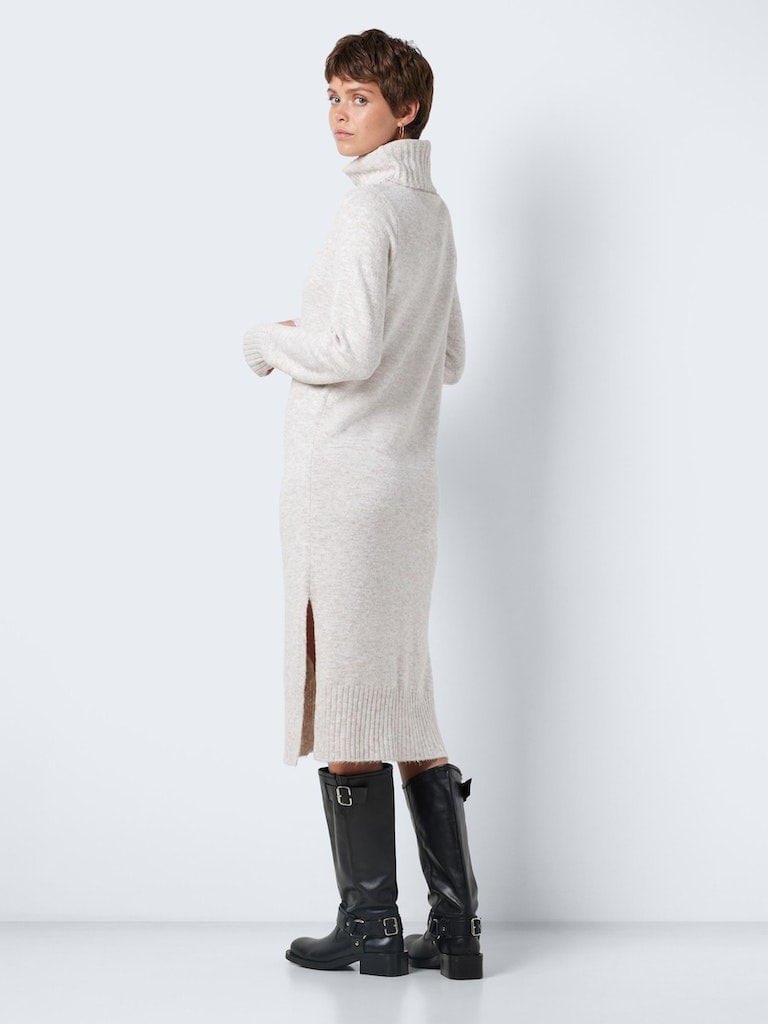 NMVIOLA L/S ROLLNECK KNIT DRESS FWD NOOS