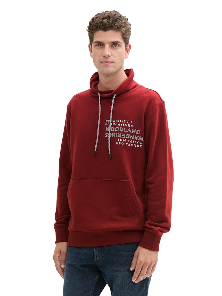 Sweatshirt mit Textprint