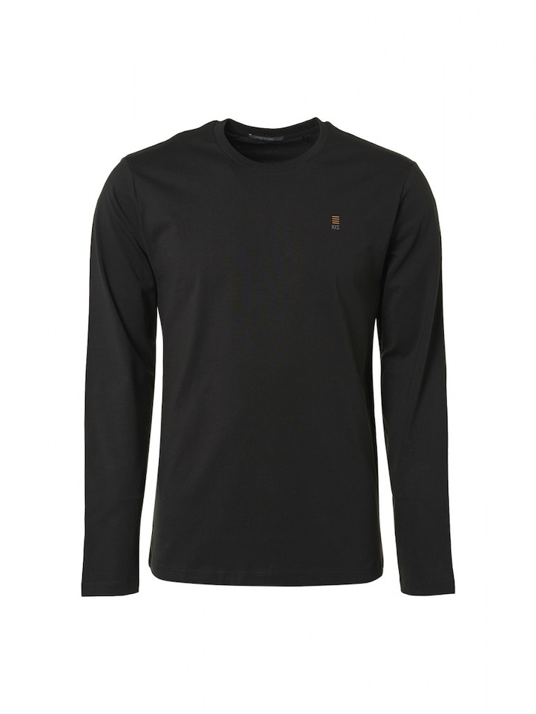 T-Shirt Long Sleeve Crewneck Solid