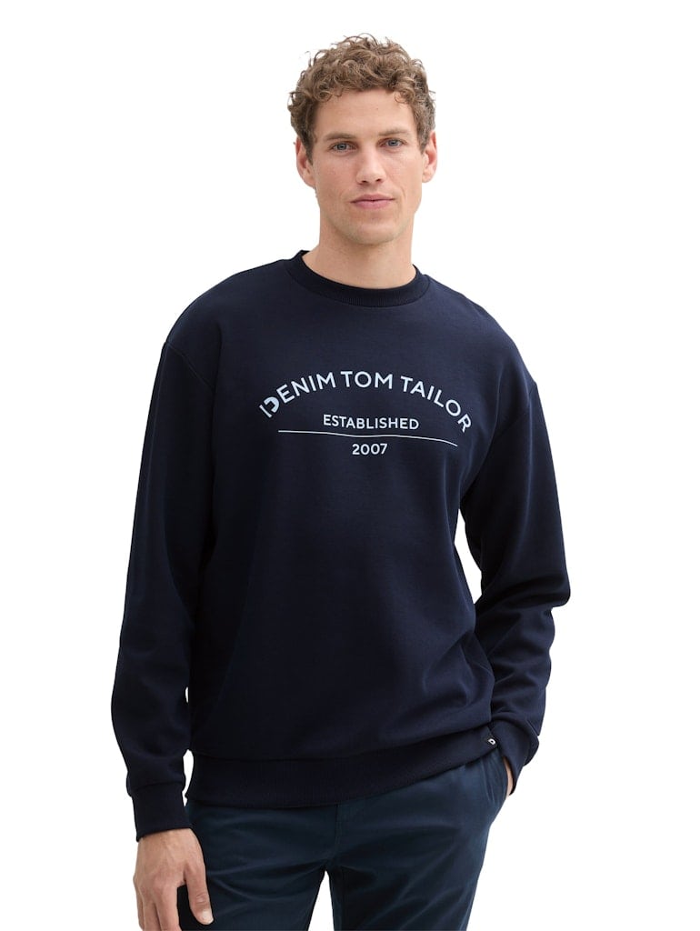 Sweatshirt mit Logo Print