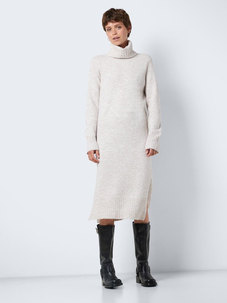 NMVIOLA L/S ROLLNECK KNIT DRESS FWD NOOS