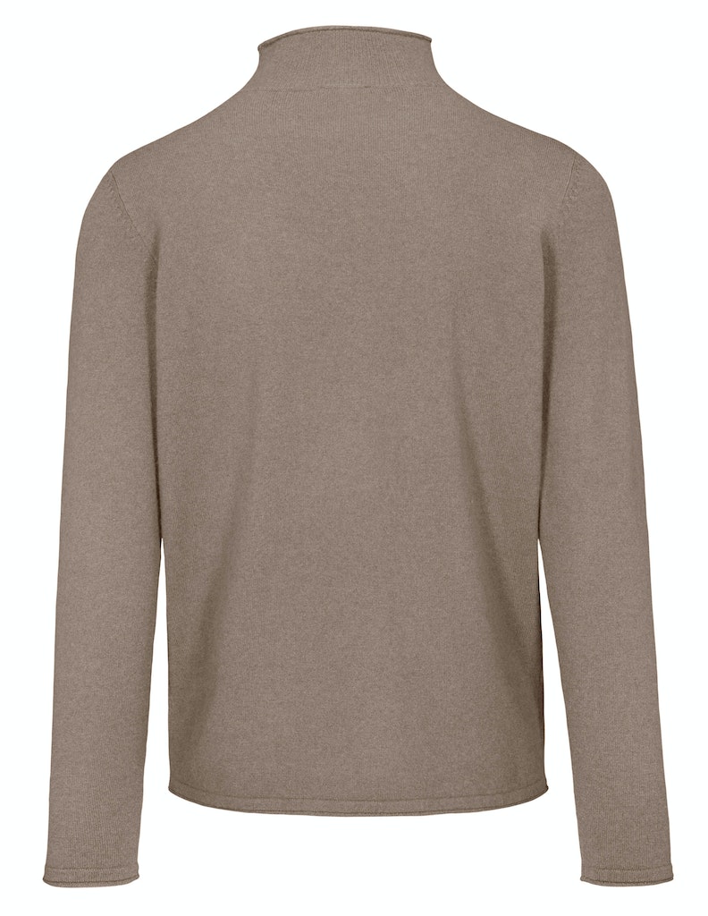 Stehbund Pullover Rollkante